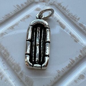 Raft Rowboat Vintage Sterling Silver 925 NOS Charm